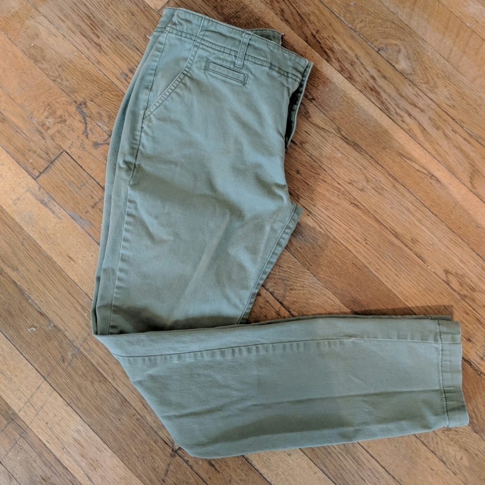 Green Skinny Pants